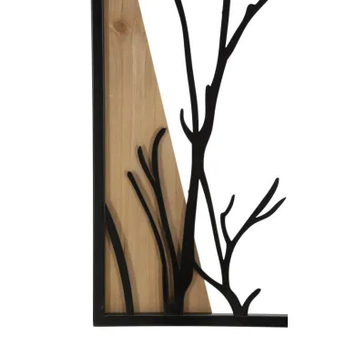 Płyta ścienna BIRD FERRO E WOOD Zestaw 4 szt. 50x2x200 (50x2x50) cm